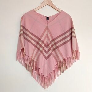 Burberry london pink wool cape